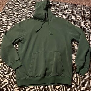 GAP Forest Green Hoodie Sweatshirt Womens XS plain solid